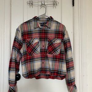 GAP Red and Blue Plaid Women's Jacket